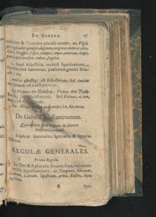De Genere Substantivorum.