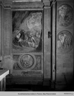 Kapellendekoration : Szenen aus dem Leben Christi und alttestamentarische Szene