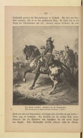 Der Große Kurfürst. Gemälde von M. Camphausen.