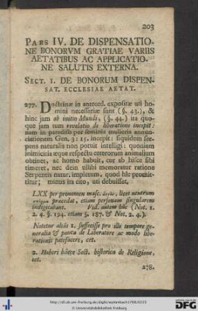 Pars IV. De Dispensatione Bonorum Gratiae Variis Aetatibus Ac Applicatione Salutis Externa.