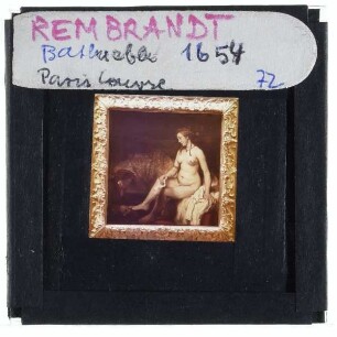 Rembrandt, Bathseba beim Baden (Louvre MI 957)