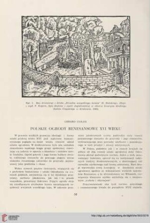 15: Polskie ogrody renesansowe XVI wieku