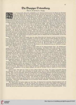 31: Die Danziger Ordensburg