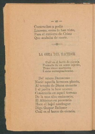 La obra del hacedor