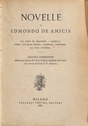 Novelle di Edmondo De Amicis