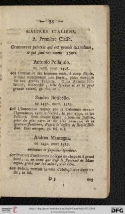 A. Première classe