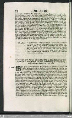 N.55. Consens der 6. Chur-Fürsten, nemlich Chur-Mäyntz, Chur-Cöln, Chur-Trier, Chur-Pfaltz, Chur-Sachsen und Chur-Brandenburg, in dei Belehnung des Bornheimer-Bergs, de Anno 1438