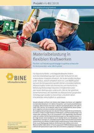 Materialbelastung in flexiblen Kraftwerken. Flexible und belastungsabhängige Inspektionsintervalle für Komponenten unter Wechsellast.