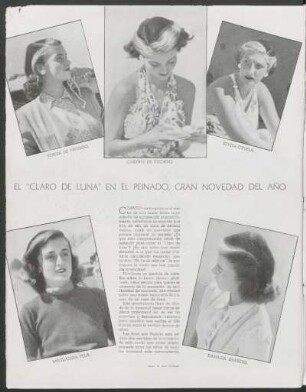 El "claro de luna" en el peinado, gran novedad del año