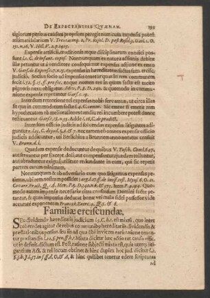 Familiae erciscundae. - Furti adversus nautas &c.
