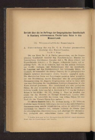 III. Wissenschaftliche Sammlungen.