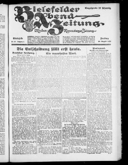 Bielefelder Abend-Zeitung. 1923-1924