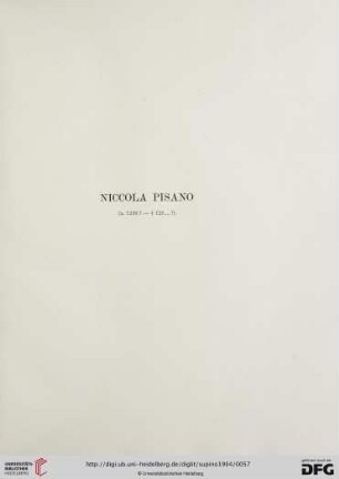 Niccola Pisano