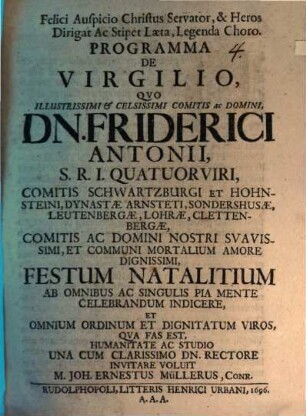 Programma de Virgilio