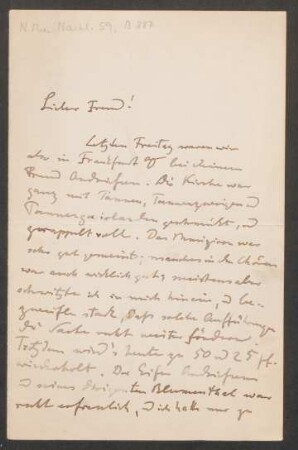 Brief an Friedrich Spitta : 20.12.1896