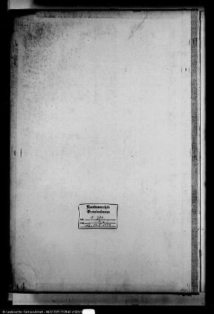 Aufnahmeregister der Herzoglichen Vorschule