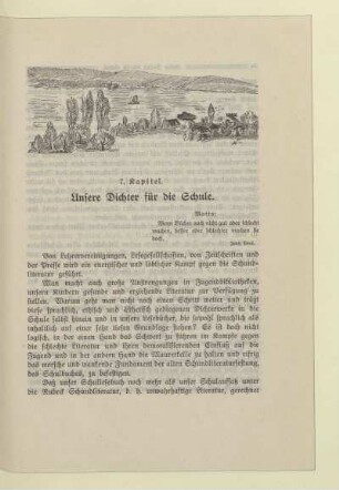 7. Kapitel. Unsere Dichter für die Schule.