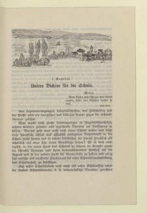 7. Kapitel. Unsere Dichter für die Schule.