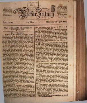 Neckar-Zeitung. 1824
