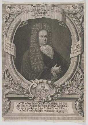 Bildnis des Christianus Sigismundus Schacher