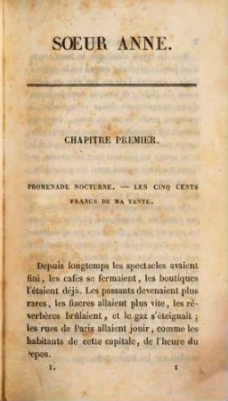 Oeuvres complètes de Ch. Paul de Kock, 23. Soeur Anne ; t. 1