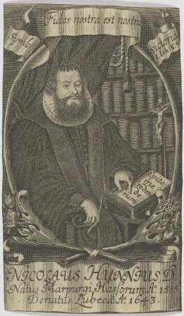 Bildnis des Nicolaus Hunnius
