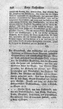 Die Staatskunst. T.4-6.