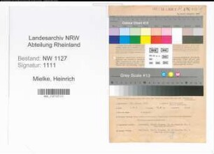 Entnazifizierung Heinrich Mielke , geb. 23.01.1896 (Polizist)
