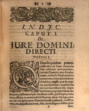 Disp. inaug. iur. de iure tum domini, tum emphyteutae in fundo emphyteutico, eiusque finiendi modis