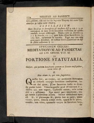 1124-1133, Sp. 425. De Portione statutaria