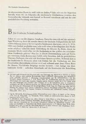 B. Die Gmünder Fulradtradition