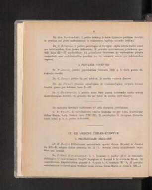 IV. Ex Ordine Philosophorvm
