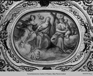 Kapellendekoration : Gewölbedekoration : Die drei theologischen Tugenden