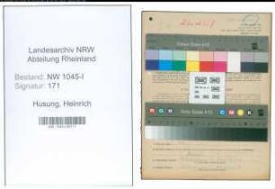 Entnazifizierung Heinrich Husung , geb. 04.05.1903 (Richtmeister)