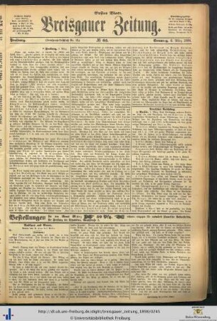 06.03.1898 (Erstes Blatt)