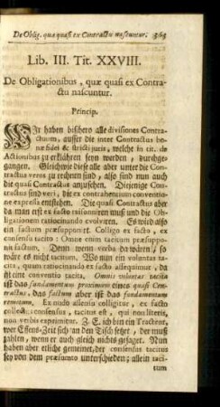 Tit. XXVIII. De Obligationibus, quae quasi ex Contractu nascuntur.