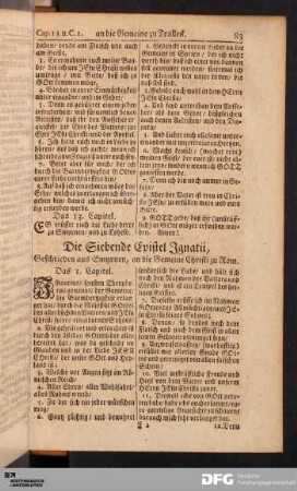 Die Siebende Epistel Ignatii [...].