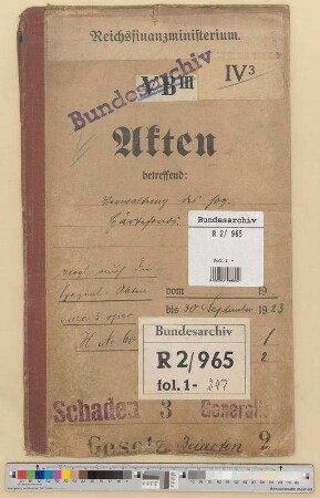 Verwaltung des sogenannten Härtefonds