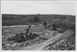 Schleusenbaustelle Pleidelsheim/Neckar