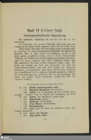 Saal II. (Grüner Saal)