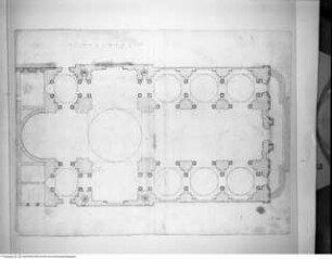 Album des Orazio Grassi, Grundrissentwurf für San Ignazio, Rom