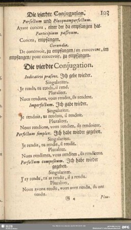 Die vierdte Conjugation