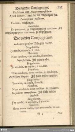 Die vierdte Conjugation