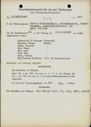Schlesiger, Franz