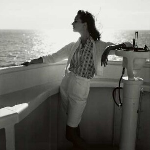 "Grace Line trip", Modeaufnahme, Modell Ana Bjoerck (Mademoiselle)