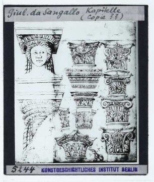 Sangallo (Giuliano), Codex Barberini (Rom, Vatikan, BAV, cod. barb. lat. 4424) : Fol. 12v