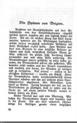 Die Hyänen von Belgien