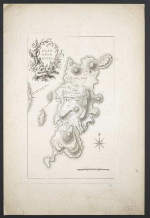 Plan de l'ile de Delos