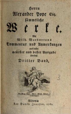Alexander Pope sämmtliche Werke, 3