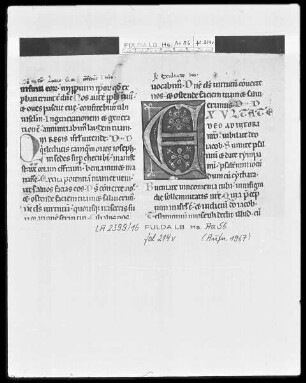 Vollbrevier — Initiale E, Folio 214verso